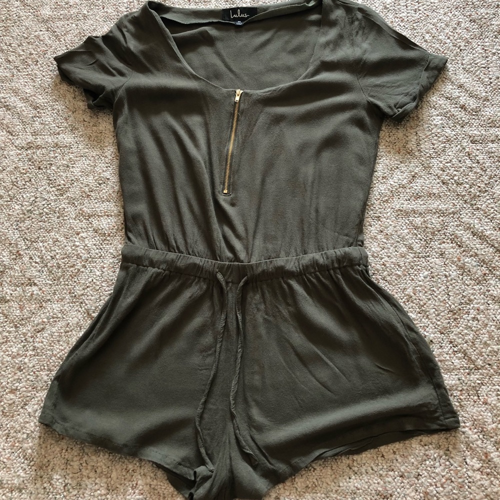 Lulus Medium Green Romper